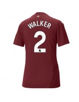 Manchester City Kyle Walker #2 Tredjedrakt Dame 2024-25 Korte ermer